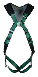 Msa Standard V-Form Back/Chest D-Ring Bayonet Harness  Green Standard