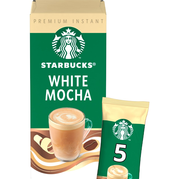 Starbucks White Mocha Instant Coffee Sachets 5x22g