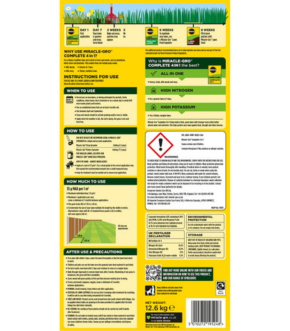 Miracle-Gro Evergreen Complete 4-In-1 360m2
