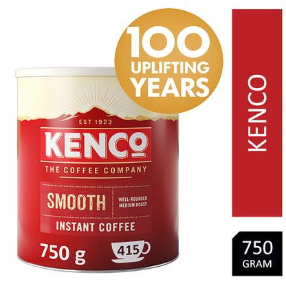 Kenco Smooth Instant Coffee Tin 750g {415 Cups}
