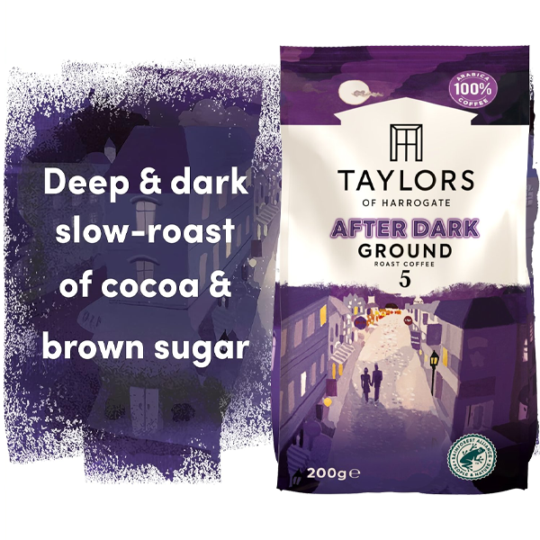 Taylors of Harrogate After Dark Ground Coffee 200g