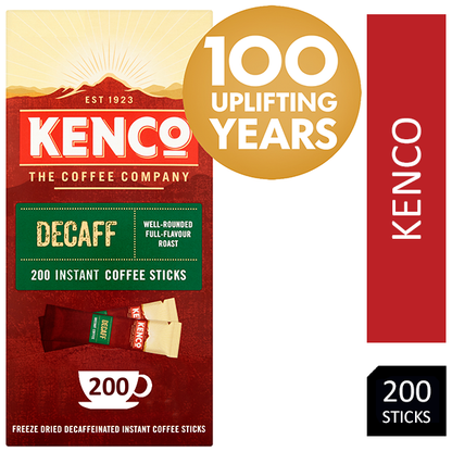 Kenco Decaffeinated Instant Coffee Box of 200 Sticks