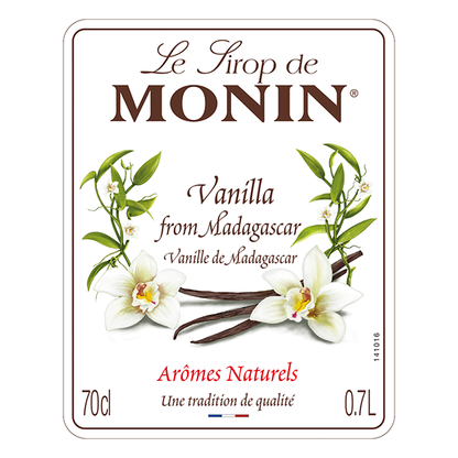 MONIN Vanilla Cocktail Syrup 700ml (Glass Bottle) Discounted Pump Offer