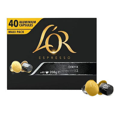 L'Or Onyx 40's (Nespresso Compatible Coffee Pods)