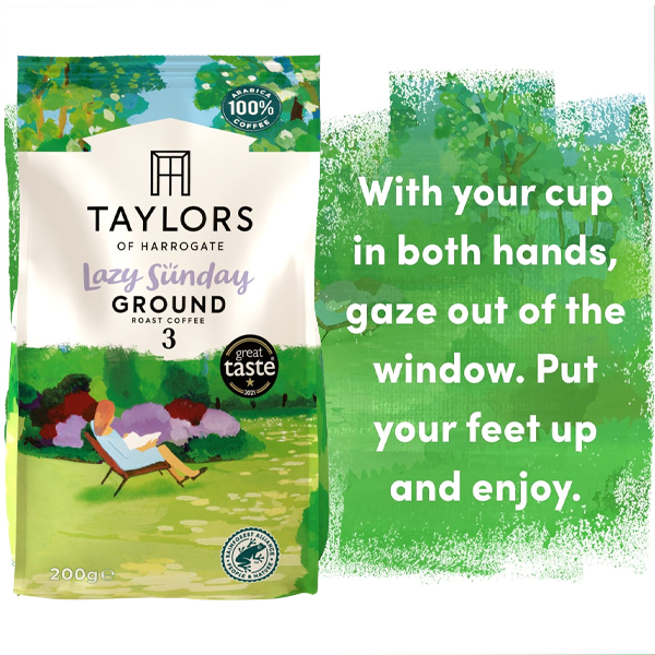 Taylors Lazy Sunday Ground Coffee 200g