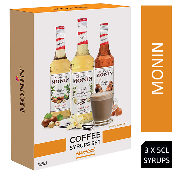 Monin Coffee Syrup Gift Set 3x5cl