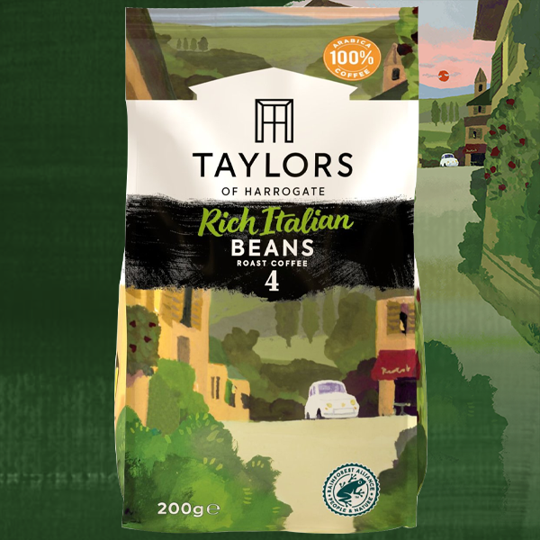 Taylors of Harrogate Rich Italian Coffee Beans 200g