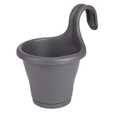 Elho Corsica Easy Hanger Single Grey Planter - UK BUSINESS SUPPLIES