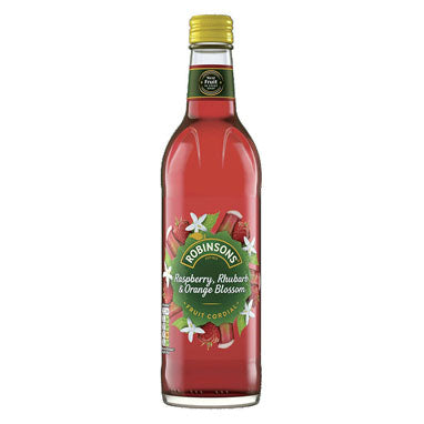 Robinsons Raspberry, Rhubarb & Orange Blossom 500ml (Glass)