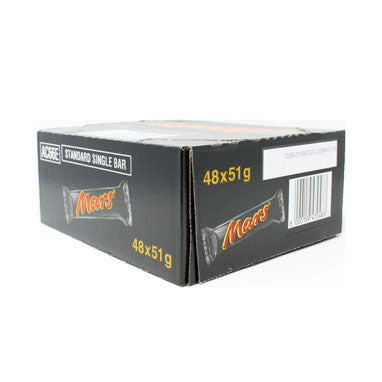 Mars Bars 51g, Pack of 48 - 100513