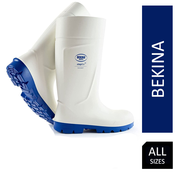 Bekina Easygrip Full Safety Boot White  {All Sizes} - UK BUSINESS SUPPLIES