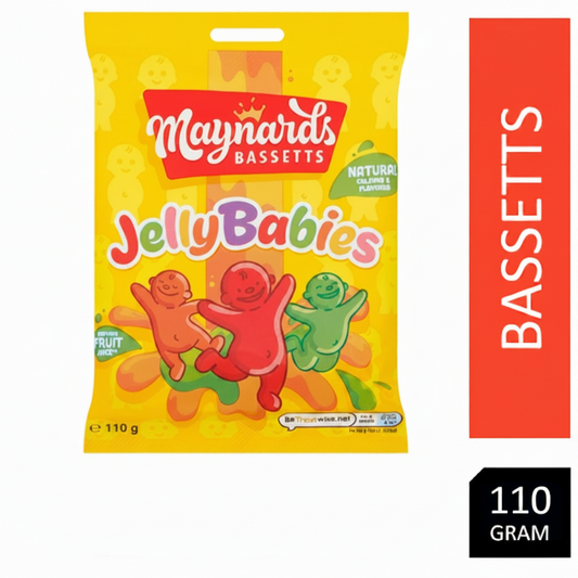 Maynard Bassetts Jelly Babies Sweets Bag 110g