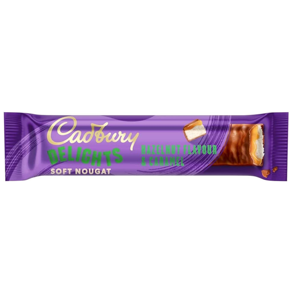 Cadbury Delights Soft Nougat Chocolate Bars 3 BOXES x 5 Bars