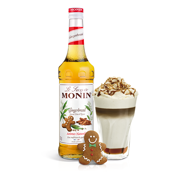 MONIN Gingerbread Cocktail Syrup 700ml (Glass Bottle) Discounted Pump Offer