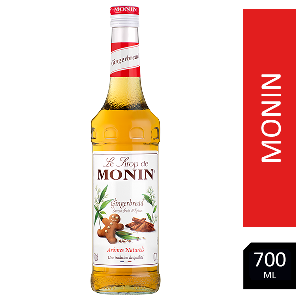 MONIN Gingerbread Cocktail Syrup 700ml (Glass Bottle) Discounted Pump Offer