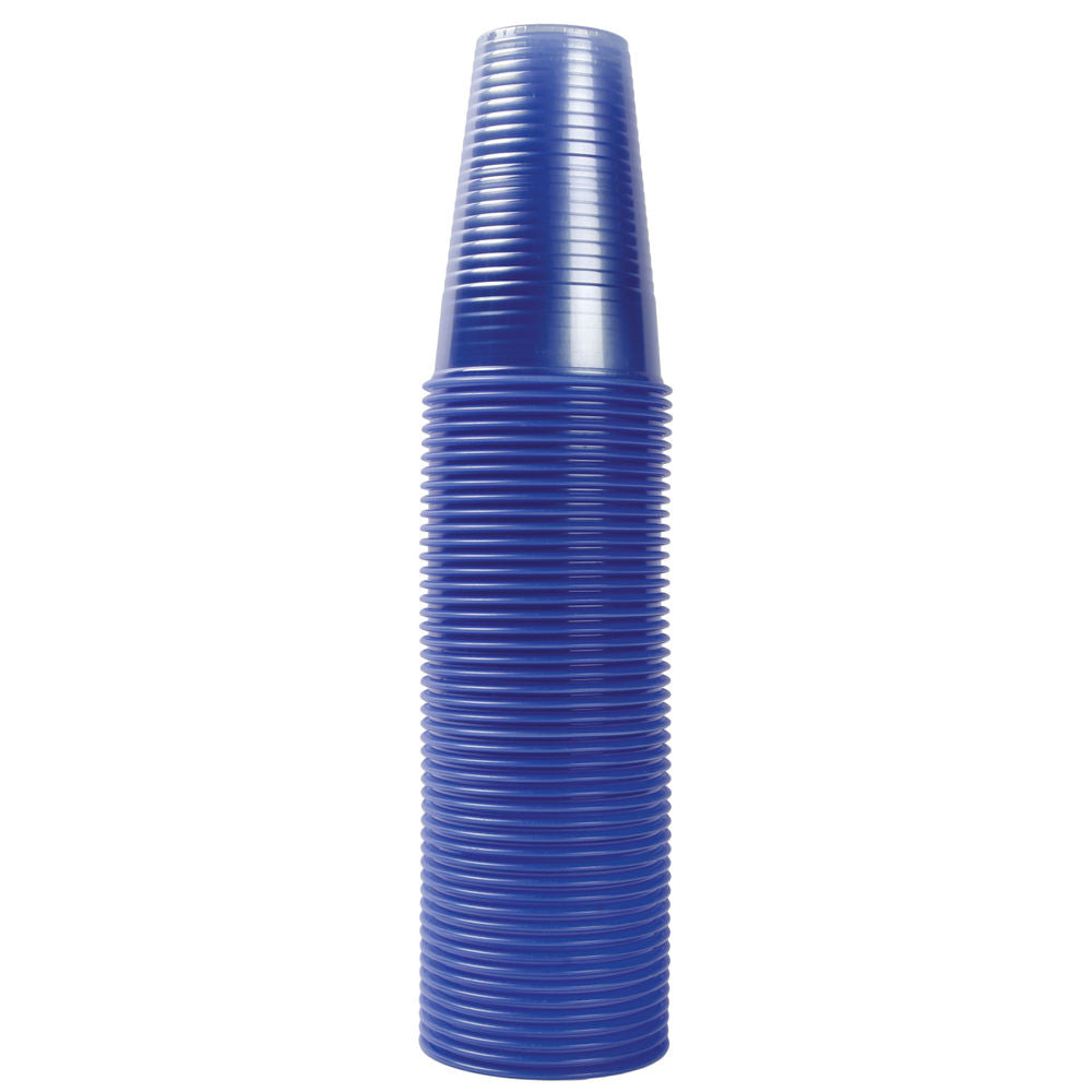 7oz Blue Tint Disposable Water Cups 1000s (Rolled Rim)