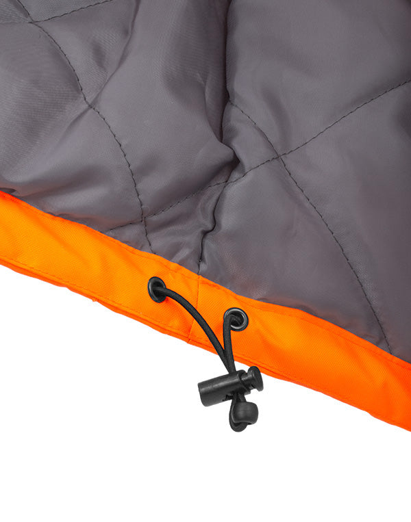 Mens Bodywarmer Fluorescent Orange ALL SIZES