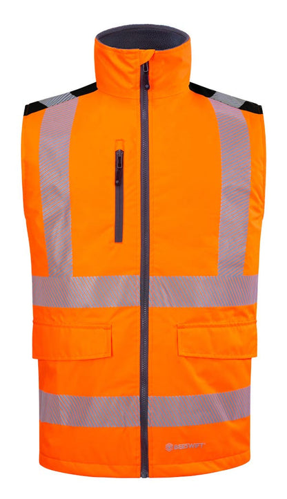 Mens Two-Tone Bodywarmer Fo/Bl ALL SIZES