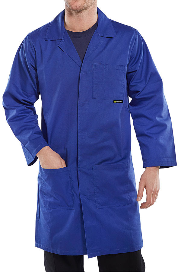 Beeswift Workwear Blue Size 34 Warehouse Coat