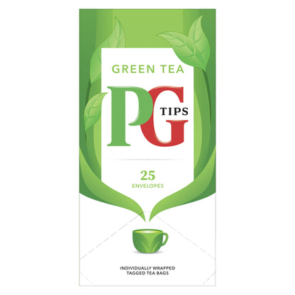 PG Tips Green Tea Enveloped Tea Bags 25s