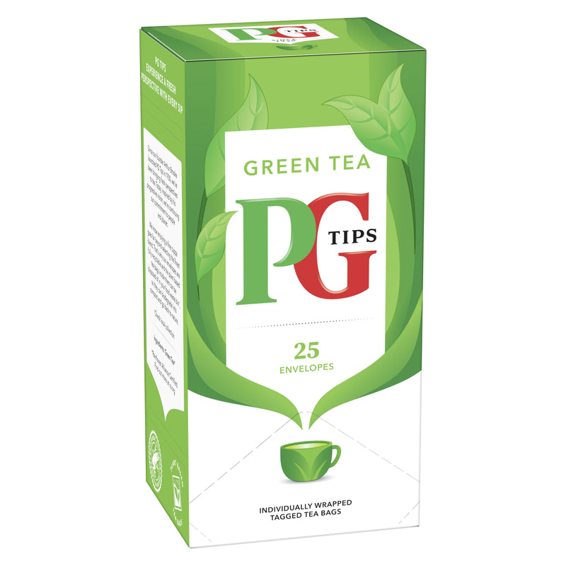 PG Tips Green Tea Enveloped Tea Bags 25s