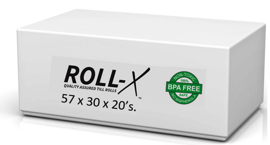 Thermal Till Rolls BPA FREE by Roll-X (Size 57x30)