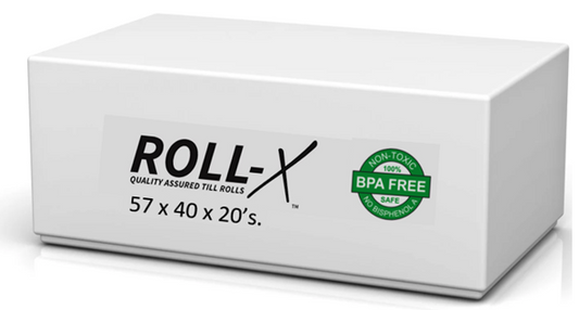 Thermal Till Rolls BPA FREE by Roll-X (Size 57x40)