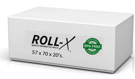 Thermal Till Rolls BPA FREE by Roll-X (Size 57x70)