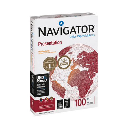 Navigator 100gsm A4 Presentation Paper - White,pack of 5 Reams