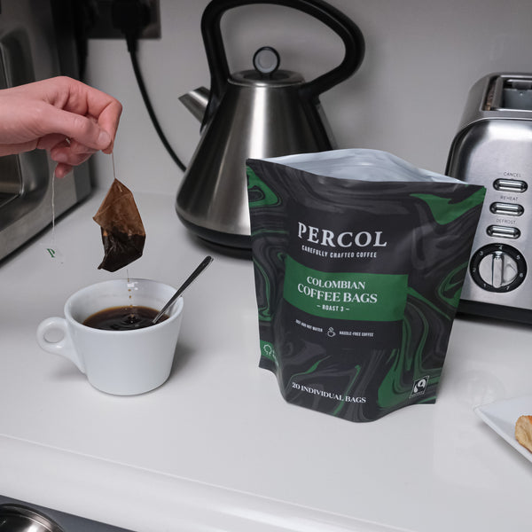 Percol Colombian Coffee Bags 8g Pack 10s