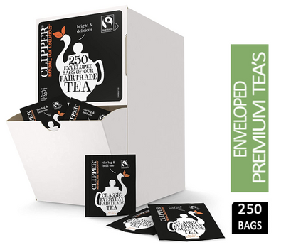 Clipper Fairtrade Everyday Blend 250 Teabags | Unbleached Eco Friendly Tea
