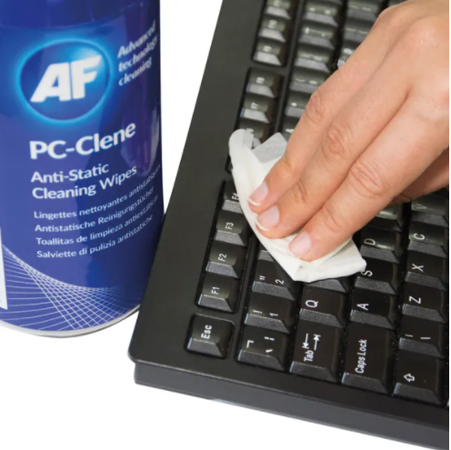 AF PC-Clene Anti-Static Cleaning Wipes Tub (Pack of 100) PCC100