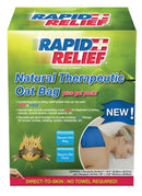 Rapid Relief Natural Theraputic Oat Bag With Gel Pack (Square) Blue