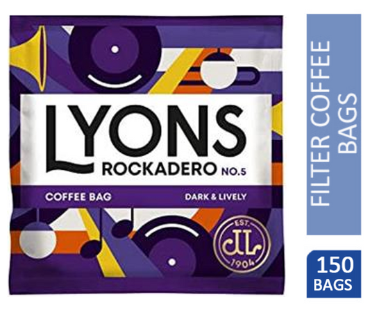 Lyons Rockadero Dark Roast Coffee Bags 150's