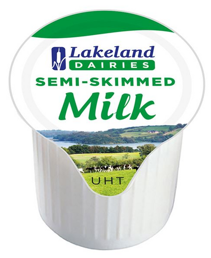 Lakeland Semi-Skimmed Milk Pots (Pack of 120) - UK BUSINESS SUPPLIES