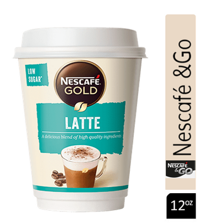 Nescafe &Go! Gold Latte 8 x 12oz Cups