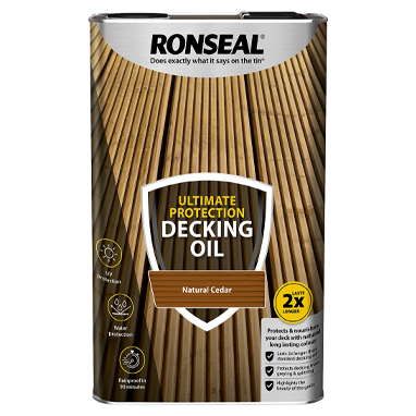 Ronseal Ultimate Decking Oil Natural Cedar 5 Litre - UK BUSINESS SUPPLIES