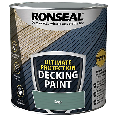 Ronseal Ultimate Decking Paint Sage 2.5 Litre - UK BUSINESS SUPPLIES