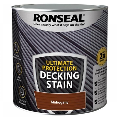 Ronseal Ultimate Decking Stain Rich Mahogany 2.5 Litre