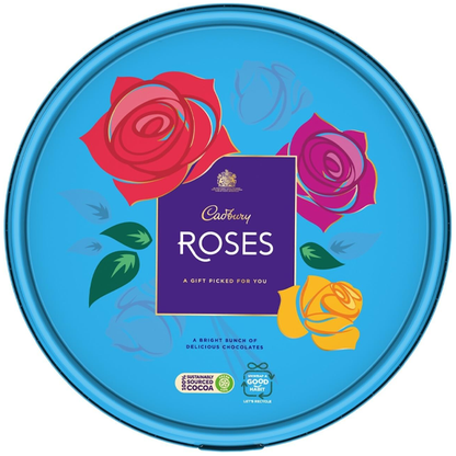 Cadbury Roses Tub | Assorted Cadbury Chocolates 1 x 475g Tub