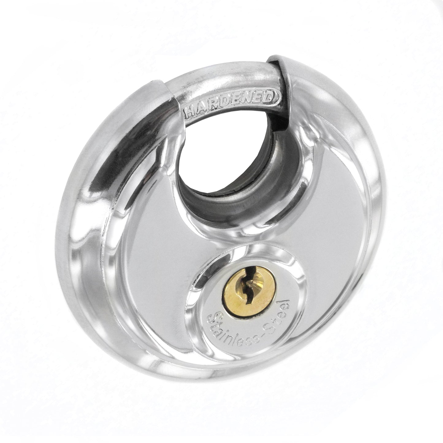 SECURIT Discus padlock Polished Stainless Steel – 70mm