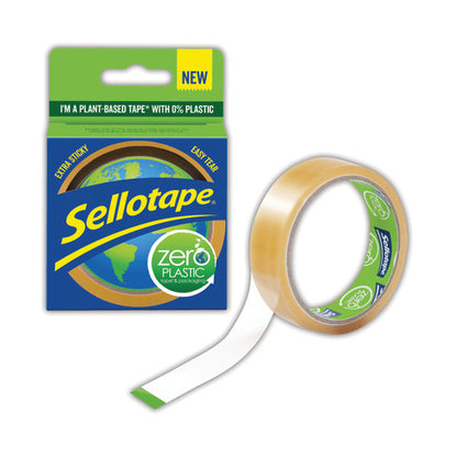 Sellotape Zero Plastic Eco Friendly tape 24mm x 30m 2635499