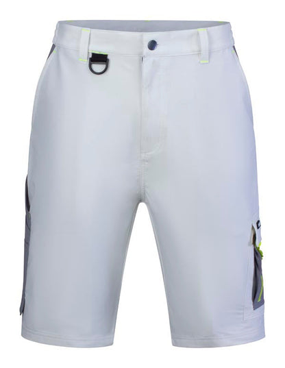 Flex Workwear Shorts White/ Grey ALL SIZES