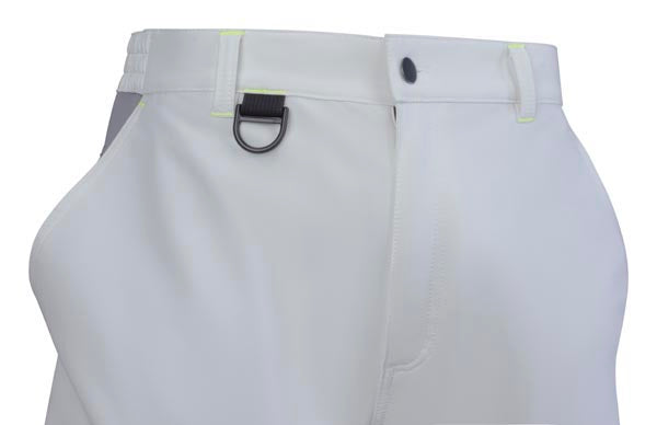 Flex Workwear Shorts White/ Grey ALL SIZES