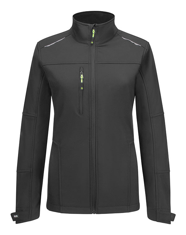 Flex Womens Softshell Jacket Black ALL SIZES