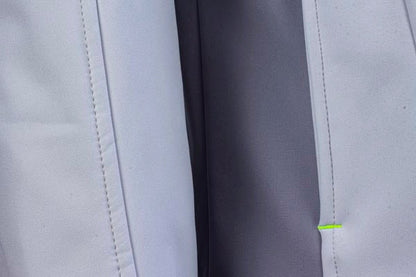 Flex Softshell Jacket Two-Tone White Grey ALL SIZES