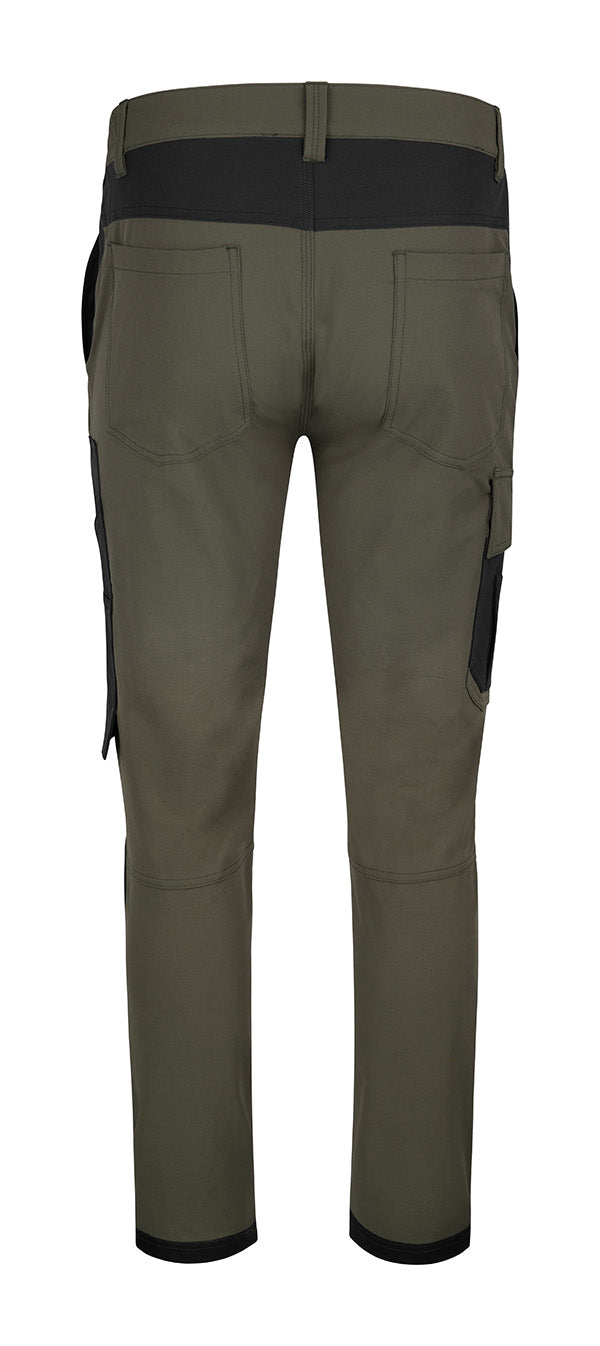 Flex Workwear Trouser Two-Tone Bot Green/Black 36R