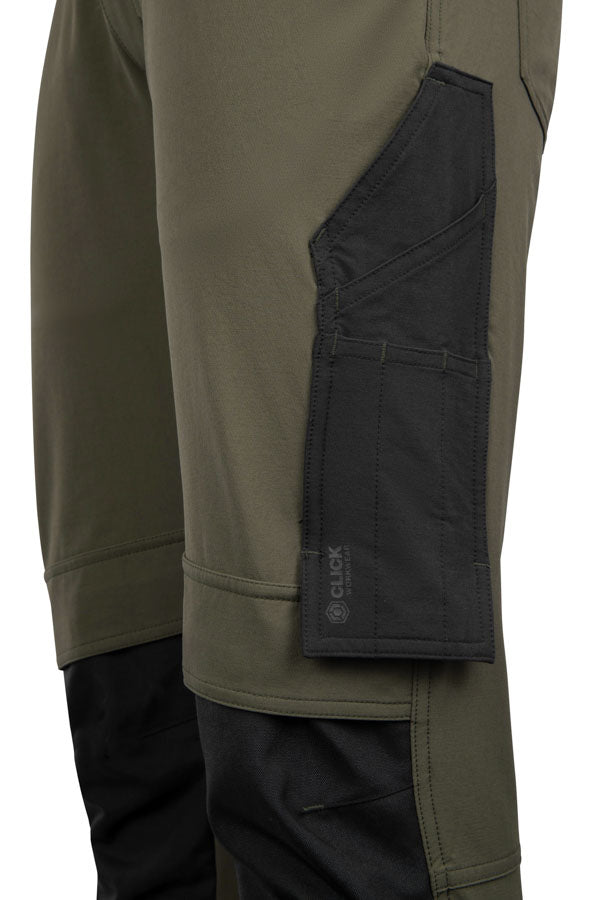 Flex Workwear Trouser Two-Tone Bot Green/Black 36R
