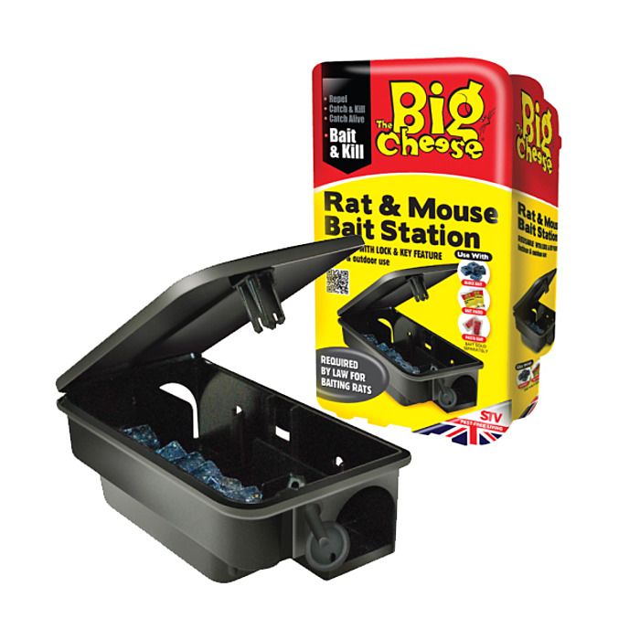 Big Cheese Rat & Mouse Bait Station (STV179) | 2 Pack Bundle