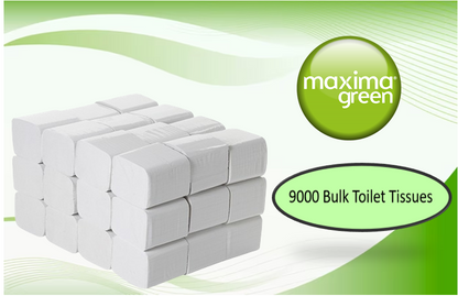Maxima Bulk Pack Toilet Tissue 2-Ply 300 Sheets White (Pack of 30)